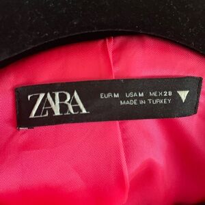 Zara oversized neon pink blazer